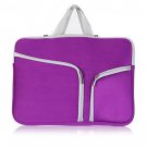 Notebook Laptop Sleeve Case Bag Handbag For MacBook Air/Pro 13" Purple