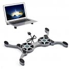 USB Mini Octopus Laptop Fan Cooler Cooling Pad Folding Coller Fan