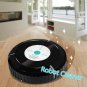 Robotic Floor Sweeper Mop Auto Cleaning Remove Dust Vacuum Cleaner Slim Black