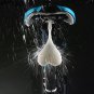 Silicone Bike Bicycle Back Rear Tail Cycling LED Light Heart Ball Egg Lamp  Blue