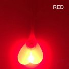 Silicone Bike Bicycle Back Rear Tail Cycling LED Light Heart Ball Egg Lamp  Red