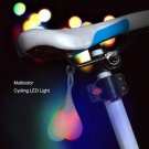 Silicone Bike Bicycle Back Rear Tail Cycling LED Light Heart Ball Egg Lamp  Multi-color