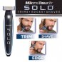 Micro Touch SOLO Rechargeable Shaver Trimmer Smart Razor for Men Facial Shaver
