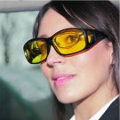 Optic Night Vision Driving Anti Glare HD Glasses Wind Protection Sunglasses