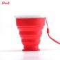 6Pcs Portable Silicone Telescopic Drinking Collapsible Folding Cup Travel Camping