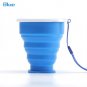 6Pcs Portable Silicone Telescopic Drinking Collapsible Folding Cup Travel Camping