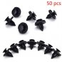50Pcs Universal Auto Vehicle Door Panels Retainer Fastener Bumper Clips Fender Liner Cars Rivet