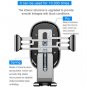 10W QI Wireless Charger Car Mount Holder For iPhone X 8 Samsung Note8 S8 Red