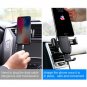 10W QI Wireless Charger Car Mount Holder For iPhone X 8 Samsung Note8 S8 Silver
