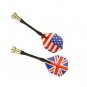 6pcs Bullseye Target Game National Flag Flights Darts Magnetic Safe Tips