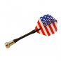6pcs Bullseye Target Game National Flag Flights Darts Magnetic Safe Tips
