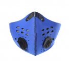 Super Anti Dust Cycling Bicycle Bike Motorcycle Racing Ski Half Face Mask Filter Blue