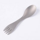 Mini Portable Titanium Alloy Spork Fork Spoon Lightweight Outdoor Camping Tool