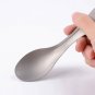 Mini Portable Titanium Alloy Spork Fork Spoon Lightweight Outdoor Camping Tool