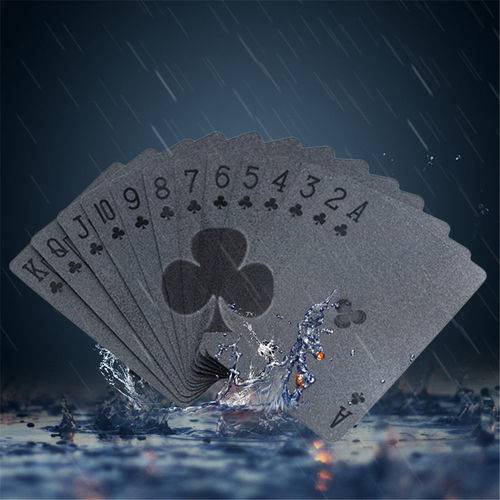 Waterproof Black Diamond Poker Creative Standard Playing Cards