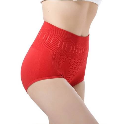 Women's Shaper High Waist Tummy Control Girdles Seamless Shapewear For Women  Red