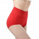 Women's Shaper High Waist Tummy Control Girdles Seamless Shapewear For Women  Red