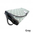 Waterproof Baby Diaper Clean Hands Changing Pad 3-in-1 Folding Diaper Mat Gray