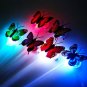 Colorful Butterfly Light Luminous Braids Hairpin Flashing Children Toy Halloween