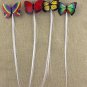 Colorful Butterfly Light Luminous Braids Hairpin Flashing Children Toy Halloween