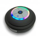 Water Resistant Bluetooth LED Shower Speaker  Black