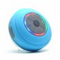 Water Resistant Bluetooth LED Shower Speaker  Blue