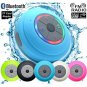 Water Resistant Bluetooth LED Shower Speaker  Blue