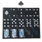 Waterproof Black PVC Poker 54 Playing Cards Table Game