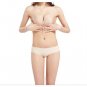 Sexy Ladies 3/4 Cup Nubra Invisible Sticky Bra Strapless Brasier Silicone Push Up Bra Cup D Khaki