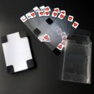 Transparent PVC Plastic Waterproof Poker Set Clear Playing Cards Bendable Card