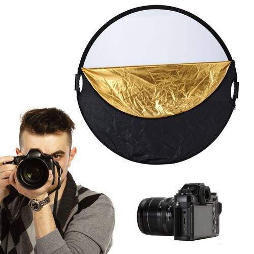 60cm 5 in 1 Collapsible Reflector Multi Panel Bag Light Disc Photo Photography