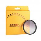 Filter Lens ZOMEI Graduated Grey Neutral Density Rotatable Ultra-Thin Canon  58mm