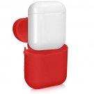 Silicon Case For Apple AirPods Portable Shock Proof Protective Cover Red