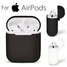 Silicon Case For Apple AirPods Portable Shock Proof Protective Cover Black