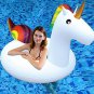 Giant-Inflatable Rainbow Unicorn Pool Ring Swim Tube Fun Party Kids Toys For Adult