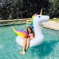 Giant-Inflatable Rainbow Unicorn Pool Ring Swim Tube Fun Party Kids Toys For Adult