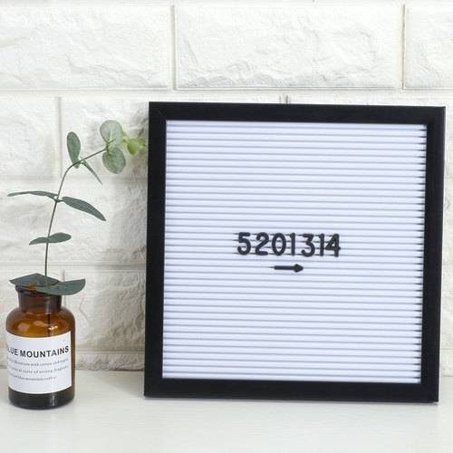 Letter Board 10x10 Inches Changeable Letter Boards Include 150 Plastic Letters