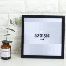Letter Board 10x10 Inches Changeable Letter Boards Include 150 Plastic Letters