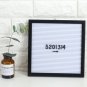 Letter Board 10x10 Inches Changeable Letter Boards Include 150 Plastic Letters