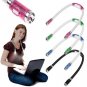 Flexible Adjustable 4 LED Study Reading Hug light Neck Book Night Lamp Torch