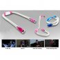 Flexible Adjustable 4 LED Study Reading Hug light Neck Book Night Lamp Torch