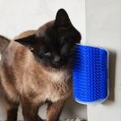 Massager Brush Groomer Grooming Trimming Hair Removal Massage Tools For Pet Cat  Blue