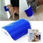 Massager Brush Groomer Grooming Trimming Hair Removal Massage Tools For Pet Cat Blue