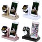 Charging Dock Stand Bracket Accessories Holder For iPhone Apple Watch iwatch Rose Gold