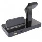Charging Dock Stand Bracket Accessories Holder For iPhone Apple Watch iwatch Black