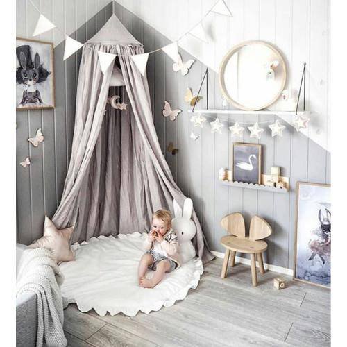 Cartoon Baby Infant Creeping Mat Playmat Soft Cotton Baby Kids Crawling Blanket  (White Ruffles)