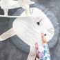 Cartoon Baby Infant Creeping Mat Playmat Soft Cotton Baby Kids Crawling Blanket (Gray Rabbit)