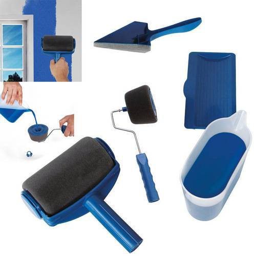Paint Runner  Brush Handle Tool Flocked Edger Room Wall Painting Home Garden Paint Brush Set