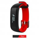 Bluetooth Smart Watch Band Fitness Tracker Health Monitor Pedometer IOS Android Red