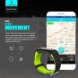 Bluetooth Smart Watch Band Fitness Tracker Health Monitor Pedometer IOS Android Green